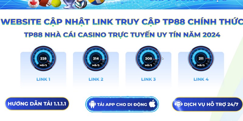 Hướng dẫn đăng nhập TP88 khi link bị chặn